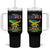 Made In America With Jamaica Parts Tumbler With Handle Jamaican American - Wonder Print Shop