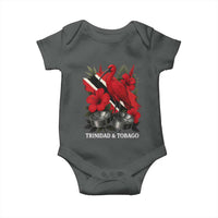 Trinidadian and Tobagonian Pride Baby Onesie Trinidadian Roots Scarlet Ibis Steelpans - Wonder Print Shop