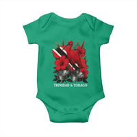 Trinidadian and Tobagonian Pride Baby Onesie Trinidadian Roots Scarlet Ibis Steelpans - Wonder Print Shop
