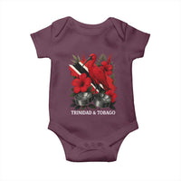 Trinidadian and Tobagonian Pride Baby Onesie Trinidadian Roots Scarlet Ibis Steelpans - Wonder Print Shop