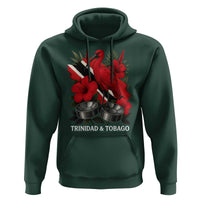 Trinidadian and Tobagonian Pride Hoodie Trinidadian Roots Scarlet Ibis Steelpans - Wonder Print Shop