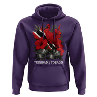 Trinidadian and Tobagonian Pride Hoodie Trinidadian Roots Scarlet Ibis Steelpans - Wonder Print Shop