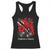 Trinidadian and Tobagonian Pride Racerback Tank Top Trinidadian Roots Scarlet Ibis Steelpans - Wonder Print Shop