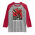 Trinidadian and Tobagonian Pride Raglan Shirt Trinidadian Roots Scarlet Ibis Steelpans - Wonder Print Shop