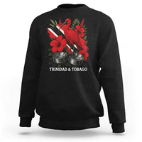 Trinidadian and Tobagonian Pride Sweatshirt Trinidadian Roots Scarlet Ibis Steelpans - Wonder Print Shop