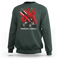 Trinidadian and Tobagonian Pride Sweatshirt Trinidadian Roots Scarlet Ibis Steelpans - Wonder Print Shop