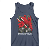 Trinidadian and Tobagonian Pride Tank Top Trinidadian Roots Scarlet Ibis Steelpans - Wonder Print Shop