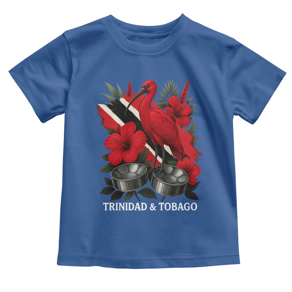 Trinidadian and Tobagonian Pride Toddler T Shirt Trinidadian Roots Scarlet Ibis Steelpans - Wonder Print Shop