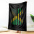 Jamaican American Distressed Patriotic Flag Throw Blanket - Wonder Print Shop