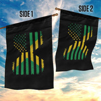 Jamaican American Distressed Patriotic Flag Garden Flag - Wonder Print Shop