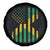 Jamaican American Distressed Patriotic Flag Spare Tire Cover - Wonder Print Shop