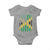 Jamaican American Distressed Patriotic Flag Baby Onesie - Wonder Print Shop