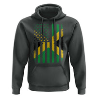 Jamaican American Distressed Patriotic Flag Hoodie - Wonder Print Shop