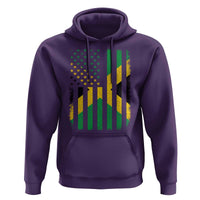 Jamaican American Distressed Patriotic Flag Hoodie - Wonder Print Shop