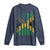 Jamaican American Distressed Patriotic Flag Long Sleeve Shirt - Wonder Print Shop