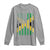 Jamaican American Distressed Patriotic Flag Long Sleeve Shirt - Wonder Print Shop