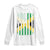 Jamaican American Distressed Patriotic Flag Long Sleeve Shirt - Wonder Print Shop