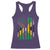 Jamaican American Distressed Patriotic Flag Racerback Tank Top - Wonder Print Shop