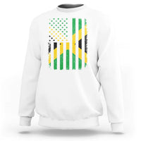 Jamaican American Distressed Patriotic Flag Sweatshirt - Wonder Print Shop