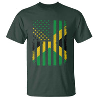 Jamaican American Distressed Patriotic Flag T Shirt - Wonder Print Shop