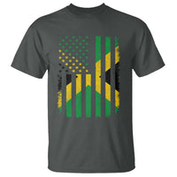 Jamaican American Distressed Patriotic Flag T Shirt - Wonder Print Shop