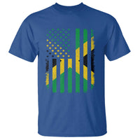 Jamaican American Distressed Patriotic Flag T Shirt - Wonder Print Shop