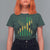 Jamaican American Distressed Patriotic Flag T Shirt For Women - Wonder Print Shop