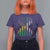 Jamaican American Distressed Patriotic Flag T Shirt For Women - Wonder Print Shop