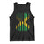 Jamaican American Distressed Patriotic Flag Tank Top - Wonder Print Shop