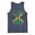 Jamaican American Distressed Patriotic Flag Tank Top - Wonder Print Shop