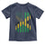 Jamaican American Distressed Patriotic Flag Toddler T Shirt - Wonder Print Shop