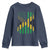 Jamaican American Distressed Patriotic Flag Youth Sweatshirt - Wonder Print Shop