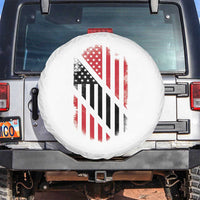 Trinidad And Tobago Trinidadian American Flag Spare Tire Cover - Wonder Print Shop