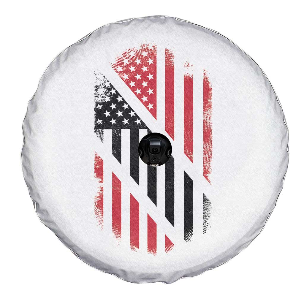 Trinidad And Tobago Trinidadian American Flag Spare Tire Cover - Wonder Print Shop