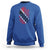 Trinidad And Tobago Trinidadian American Flag Sweatshirt - Wonder Print Shop