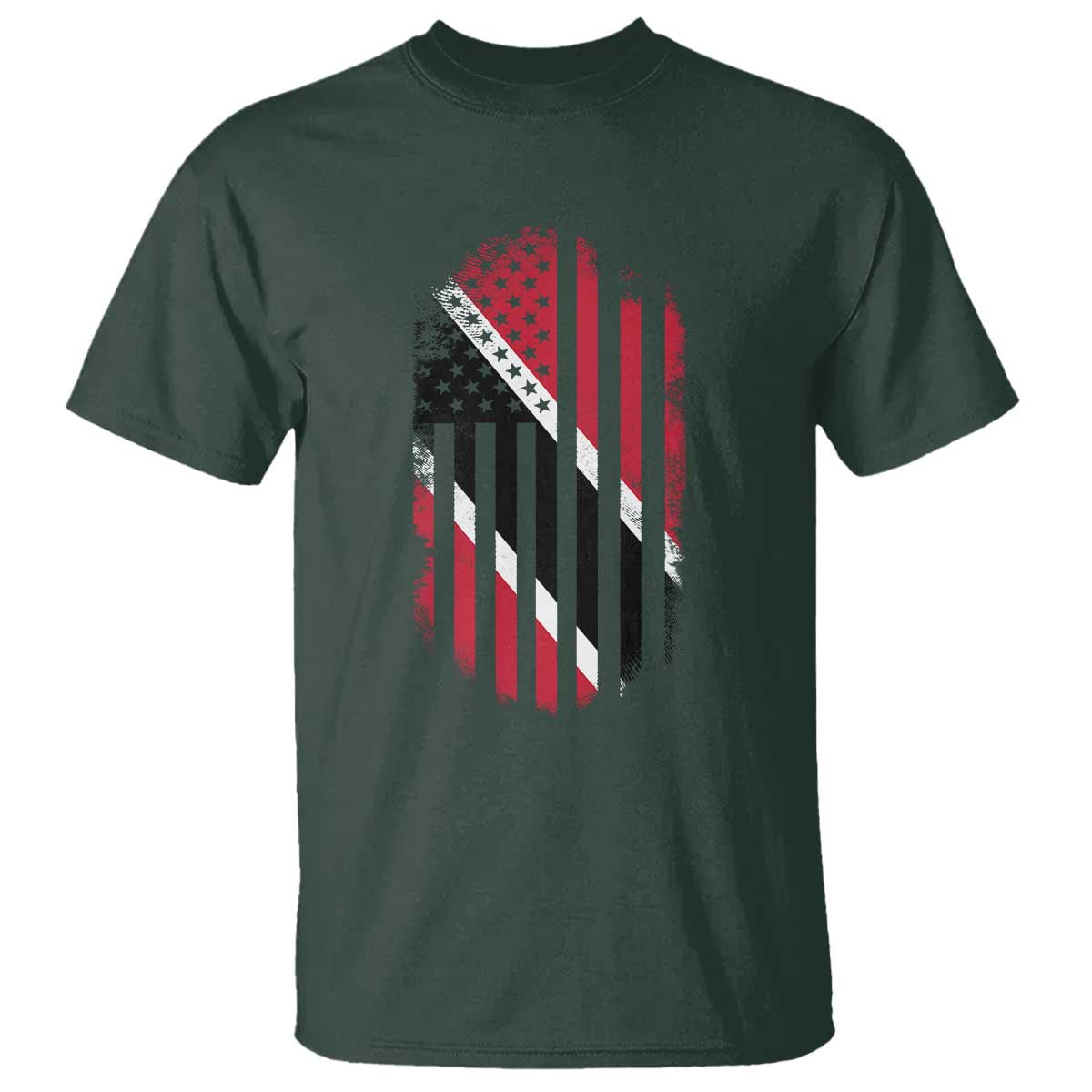 Trinidad And Tobago Trinidadian American Flag T Shirt - Wonder Print Shop