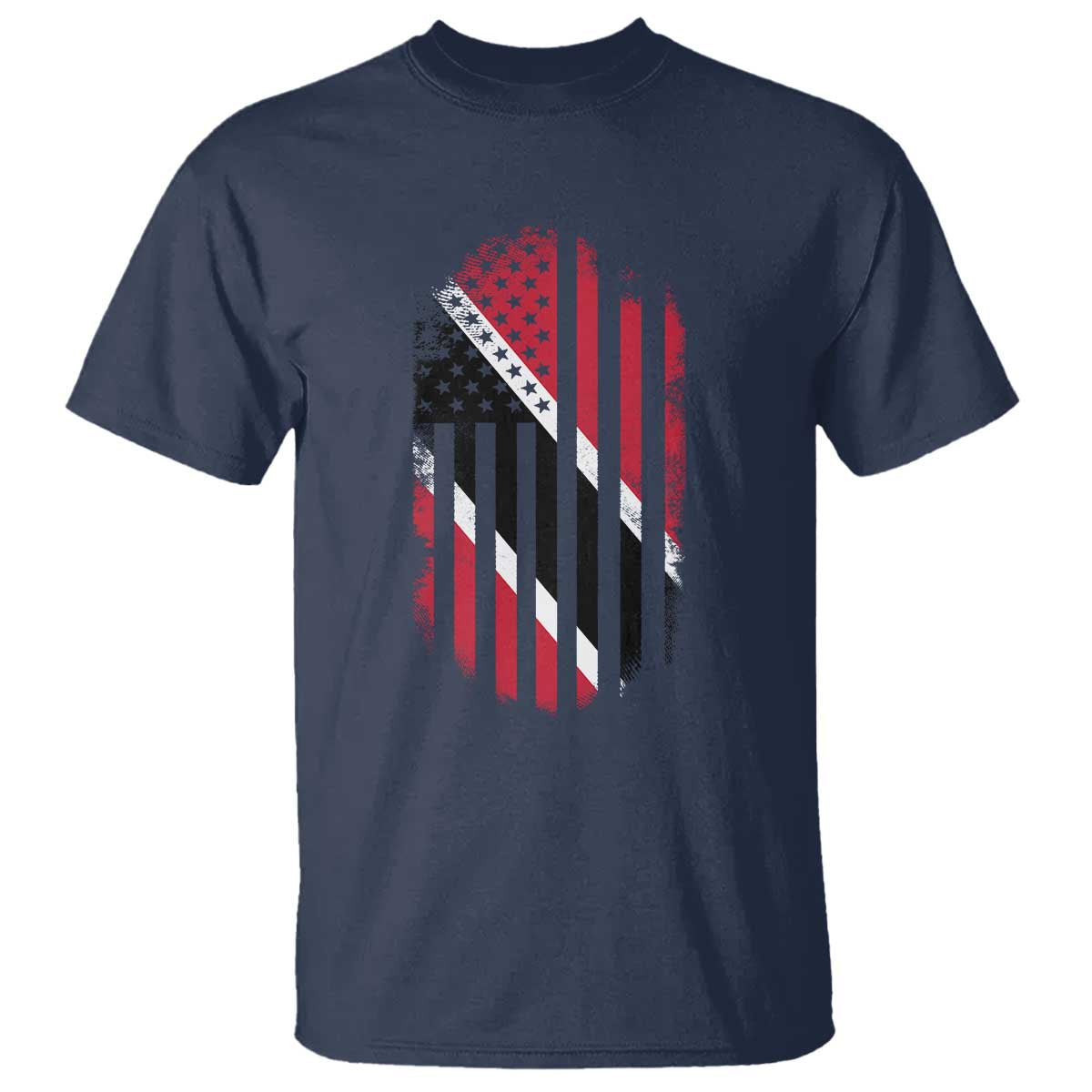Trinidad And Tobago Trinidadian American Flag T Shirt - Wonder Print Shop