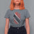 Trinidad And Tobago Trinidadian American Flag T Shirt For Women - Wonder Print Shop