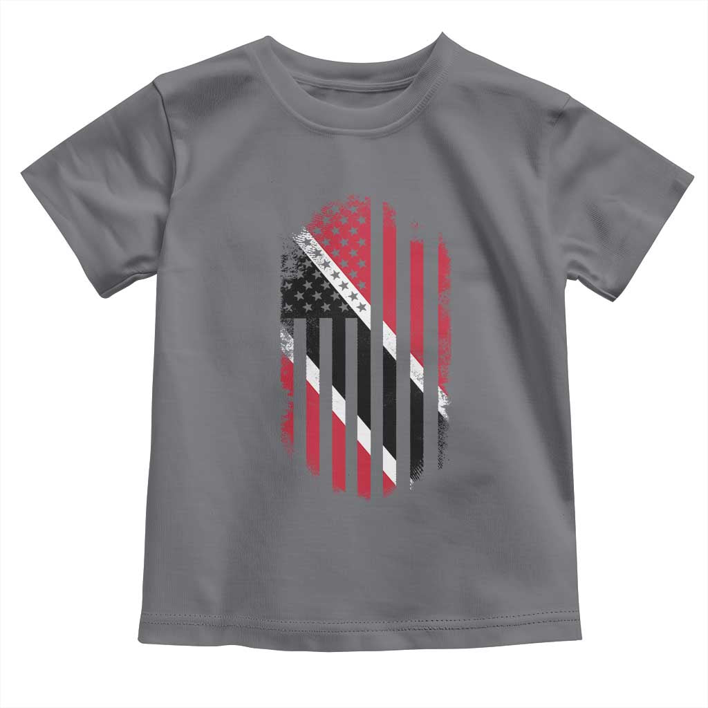 Trinidad And Tobago Trinidadian American Flag Toddler T Shirt - Wonder Print Shop