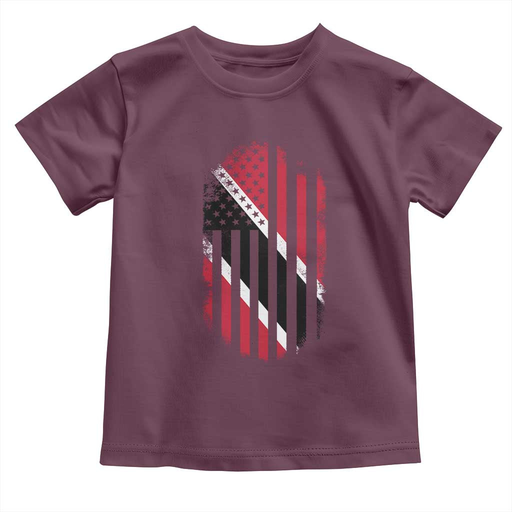 Trinidad And Tobago Trinidadian American Flag Toddler T Shirt - Wonder Print Shop