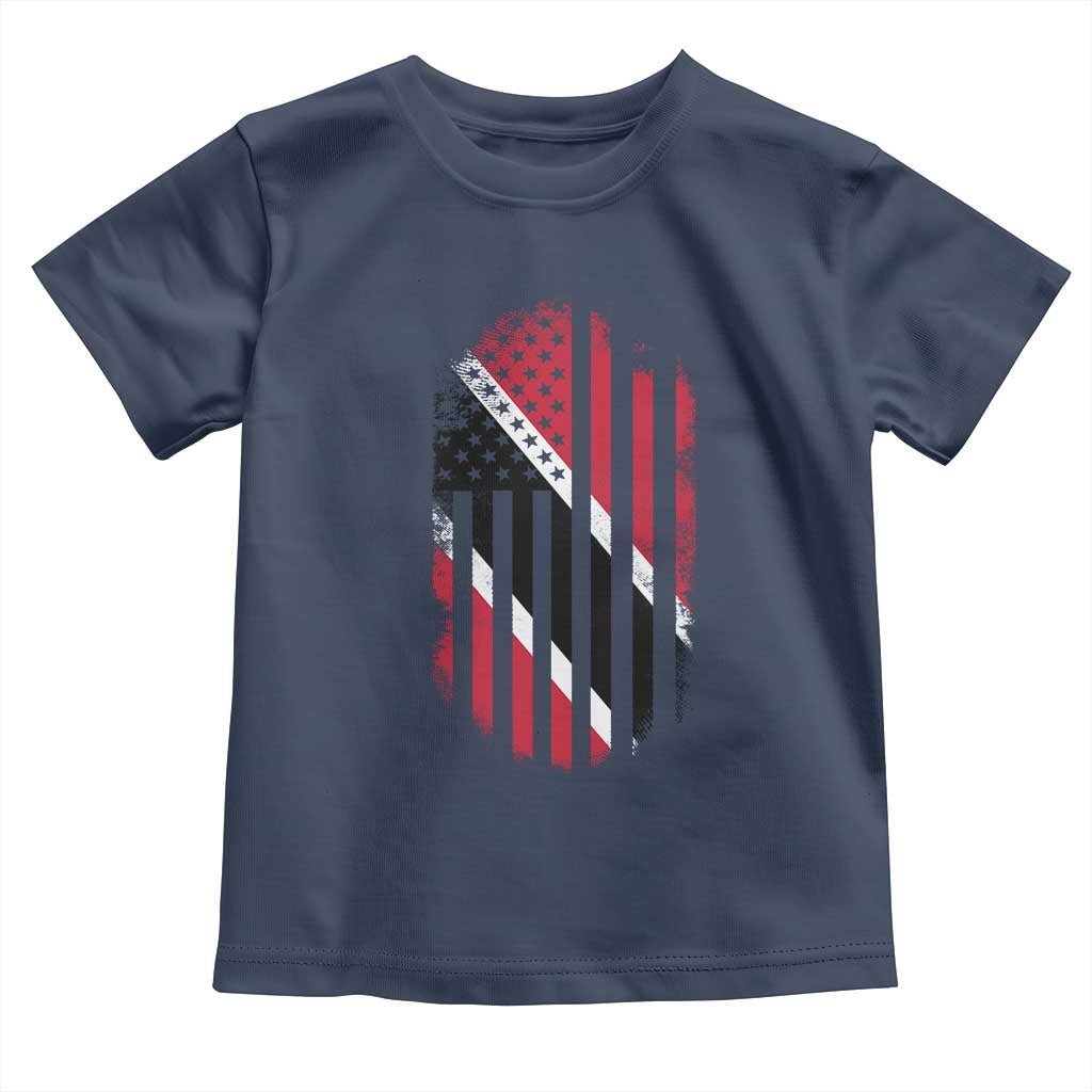 Trinidad And Tobago Trinidadian American Flag Toddler T Shirt - Wonder Print Shop