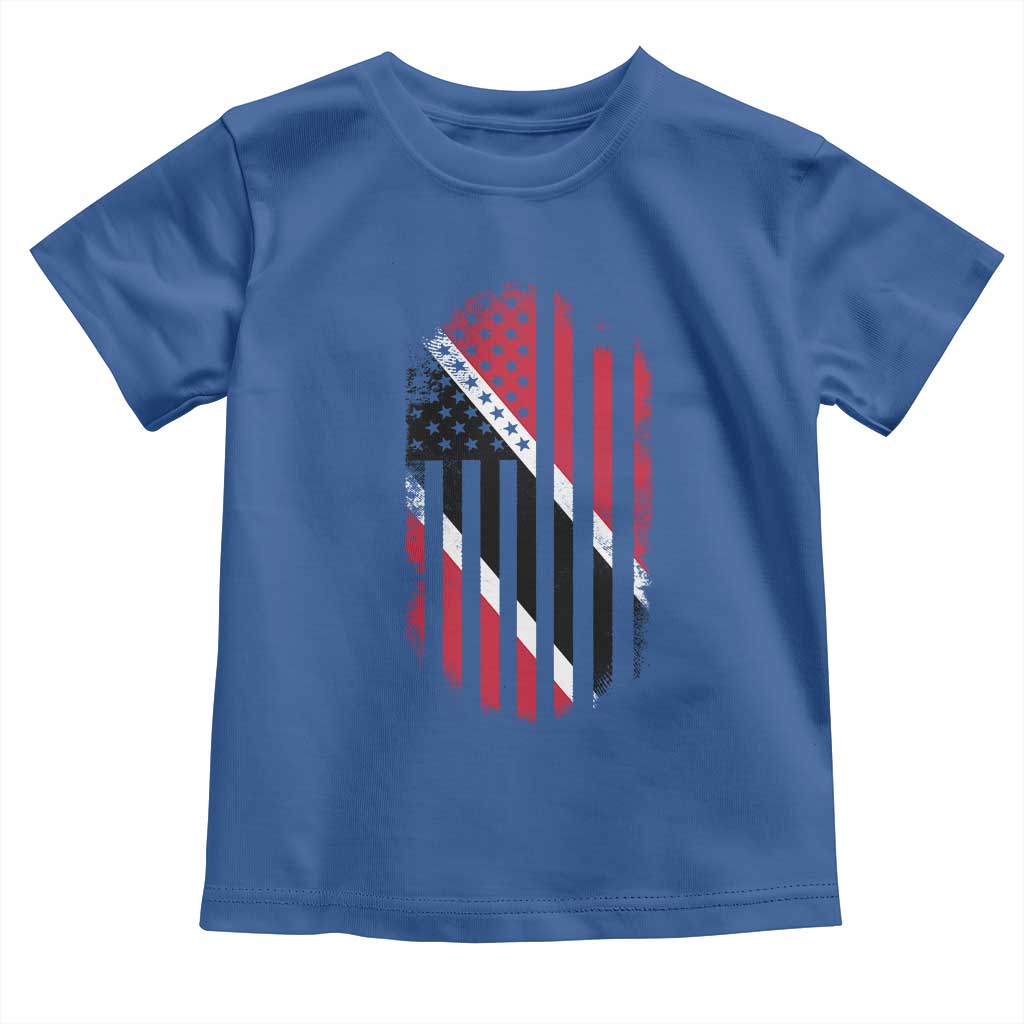 Trinidad And Tobago Trinidadian American Flag Toddler T Shirt - Wonder Print Shop