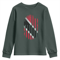 Trinidad And Tobago Trinidadian American Flag Youth Sweatshirt - Wonder Print Shop