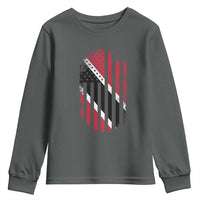 Trinidad And Tobago Trinidadian American Flag Youth Sweatshirt - Wonder Print Shop