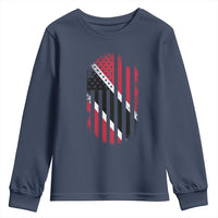 Trinidad And Tobago Trinidadian American Flag Youth Sweatshirt - Wonder Print Shop