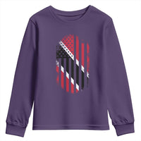 Trinidad And Tobago Trinidadian American Flag Youth Sweatshirt - Wonder Print Shop