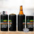 Jamaican Travel Vacation Trip 4 in 1 Can Cooler Tumbler Jamaica Bound Luggage Passport No Kids - Wonder Print Shop