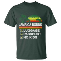 Jamaican Travel Vacation Trip T Shirt Jamaica Bound Luggage Passport No Kids - Wonder Print Shop