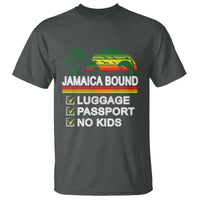 Jamaican Travel Vacation Trip T Shirt Jamaica Bound Luggage Passport No Kids - Wonder Print Shop