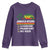 Jamaican Travel Vacation Trip Youth Sweatshirt Jamaica Bound Luggage Passport No Kids - Wonder Print Shop
